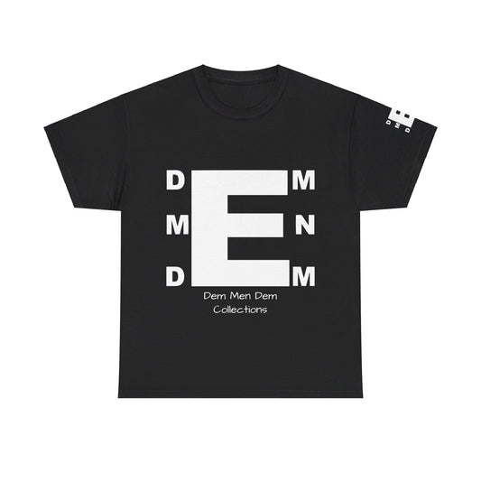 Dem Men Dem Black Tee with  White Logo